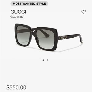 GUCCI CRYSTAL SUNGLASSES PREOWNED